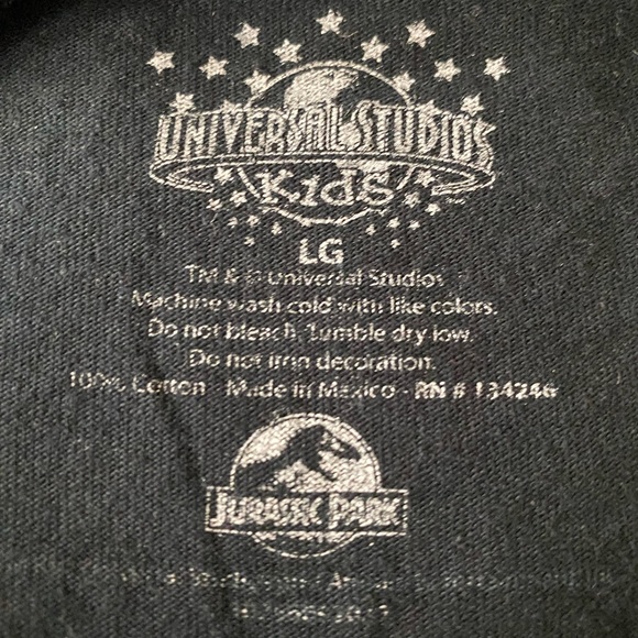 Kids Jurassic Park logo Tee - Picture 2 of 2